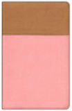 ESV Teen Study Bible--soft leather-look, blush & caramel