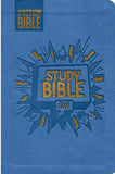 ESV Action Study Bible--soft leather-look, blue