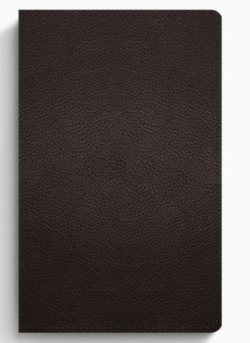 ESV Thinline Bible, Red Letter (Buffalo Leather, Deep Brown)