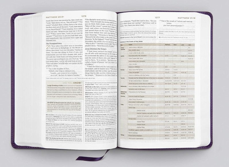 ESV Student Study Bible (TruTone, Lavender, Emblem Design)