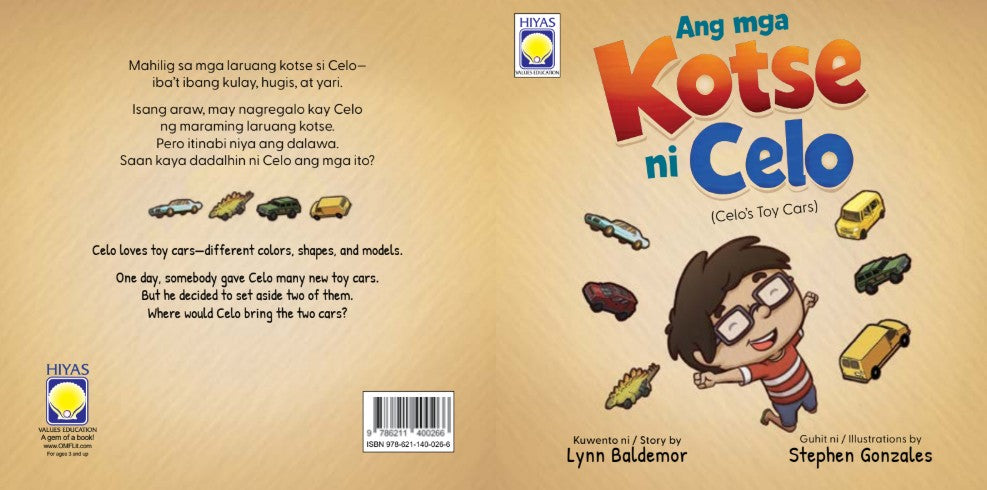 Ang mga Kotse ni Celo (Celo’s Toy Cars)