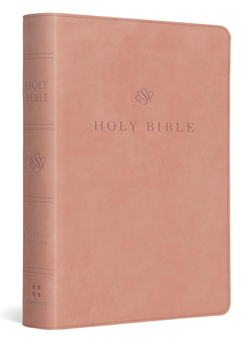ESV Large Print Compact Bible, Red Letter (TruTone, Pink)