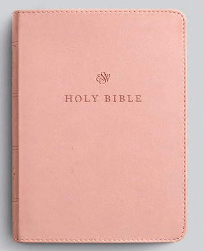 ESV Large Print Compact Bible, Red Letter (TruTone, Pink)