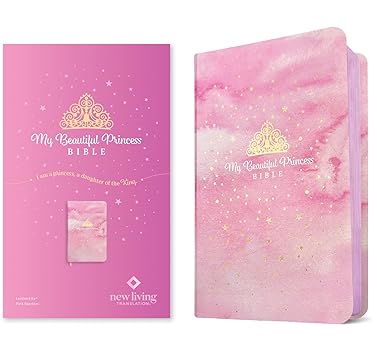 My Beautiful Princess Bible NLT (LeatherLike, Pink Sparkles) Imitation Leather