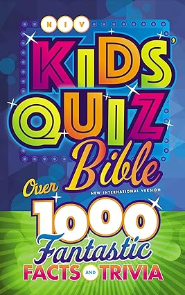 NIV, Kids' Quiz Bible, Hardcover, Comfort Print: Over 1,000 Fantastic Facts and Trivia (Hardcover )