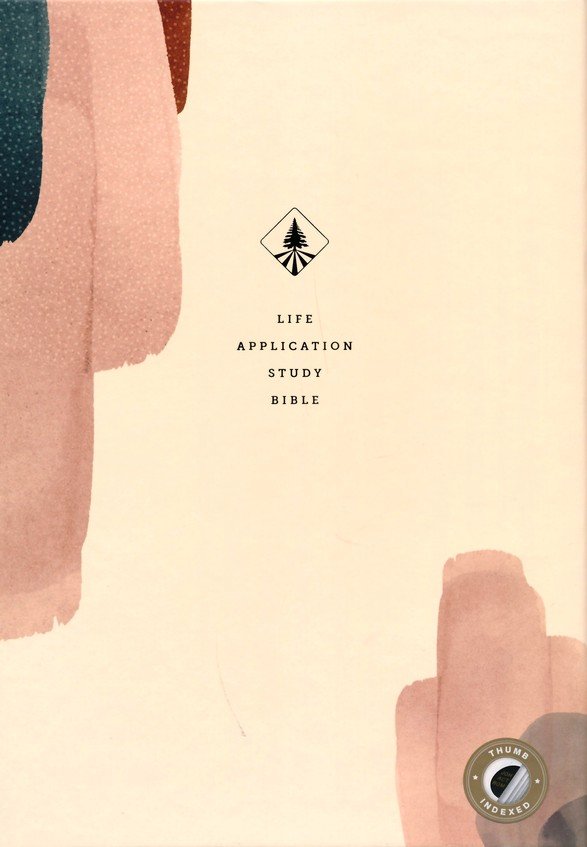 NLT Life Application Study Bible, Third Edition--hardcover cloth over board, coral
