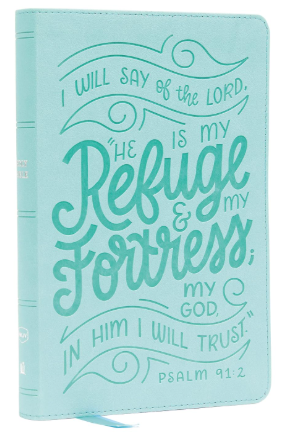 NKJV, Thinline Youth Edition Bible, Verse Art Cover Collection, Turquoise Leathersoft, Red Letter, Comfort Print: Holy Bible, New King James Version