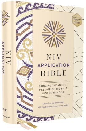 NIV Application Bible, Hardcover, Multi-Cream, Red Letter, Comfort Print: Bringing the Ancient Message of the Bible into Your World (NIV Application Commentary Resources)