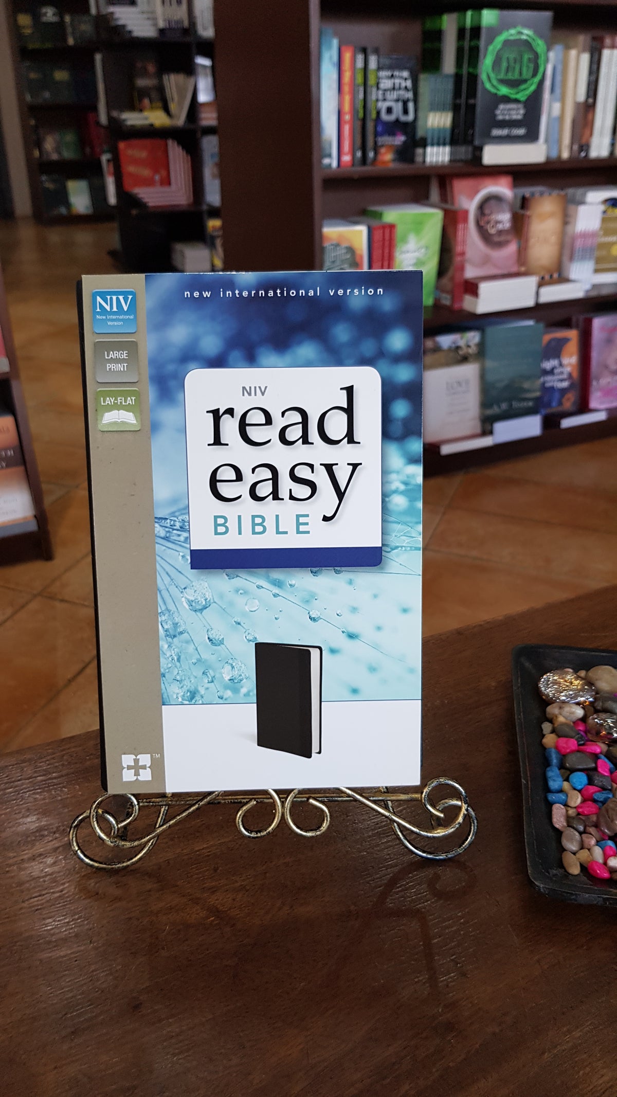 NIV Read Easy Bible (Large Print, Imitation Leather, Black)