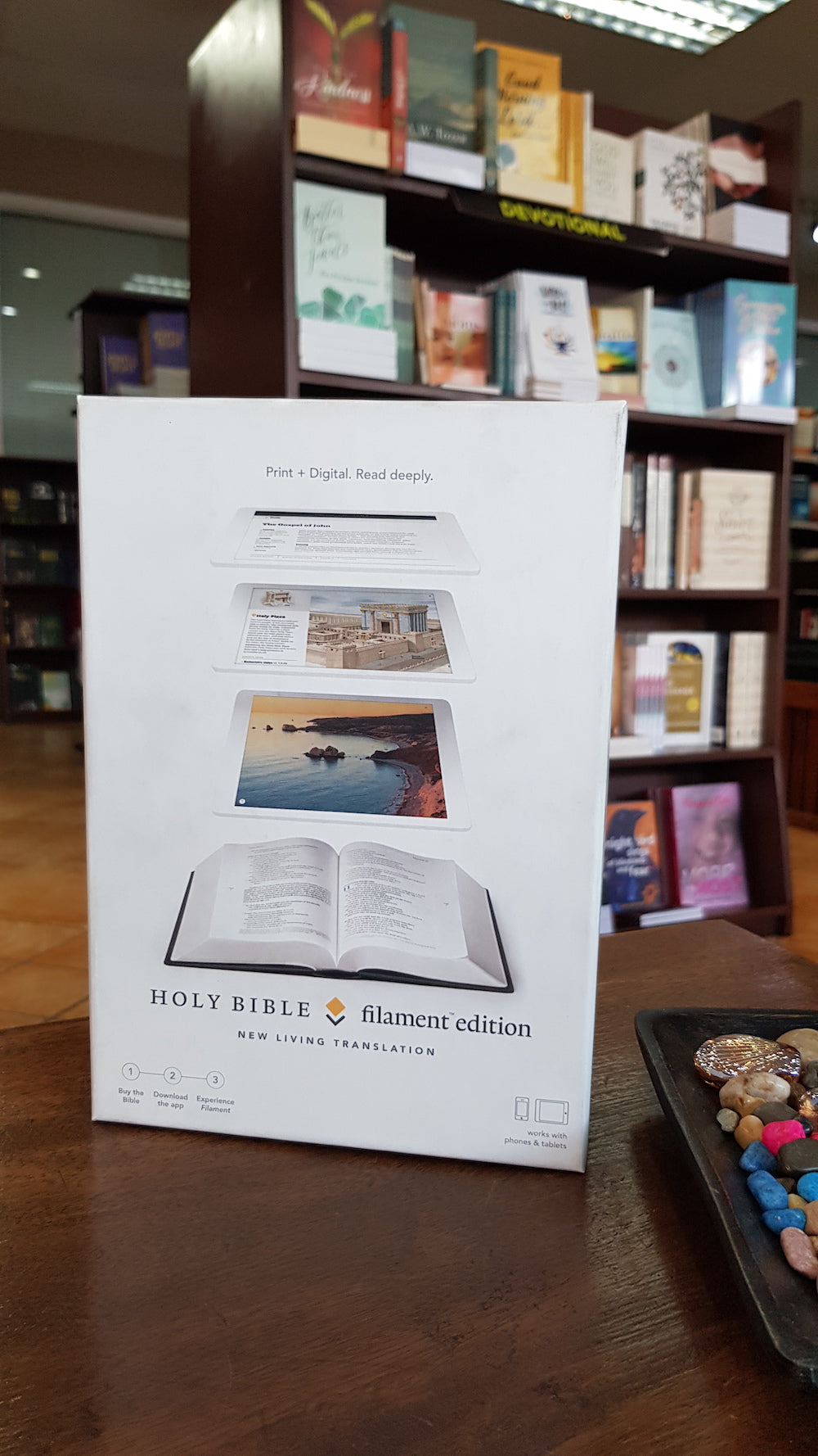 NLT Filament Bible (Hardcover Cloth, Gray)