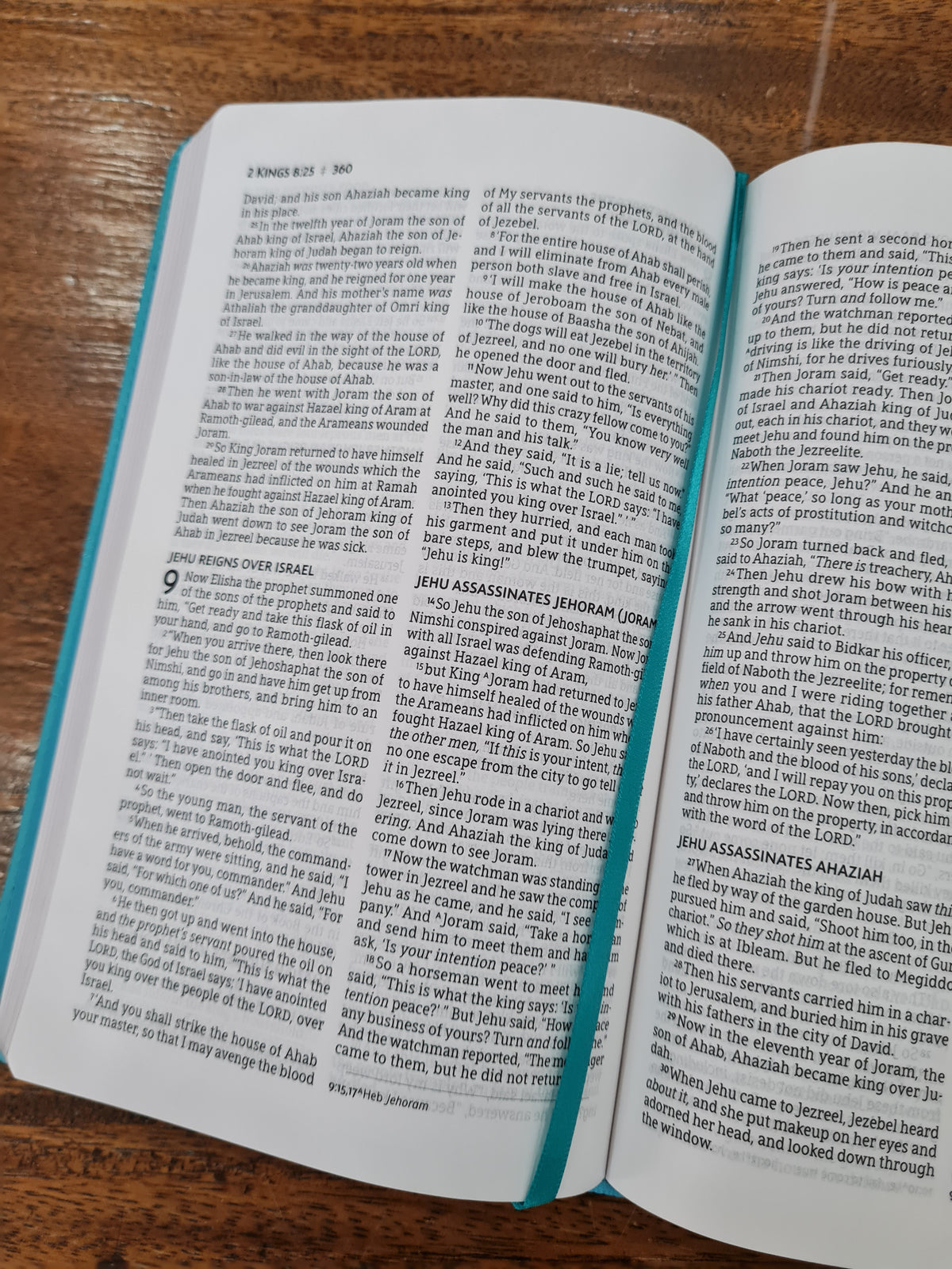 NASB 2020 Thinline Bible Teal