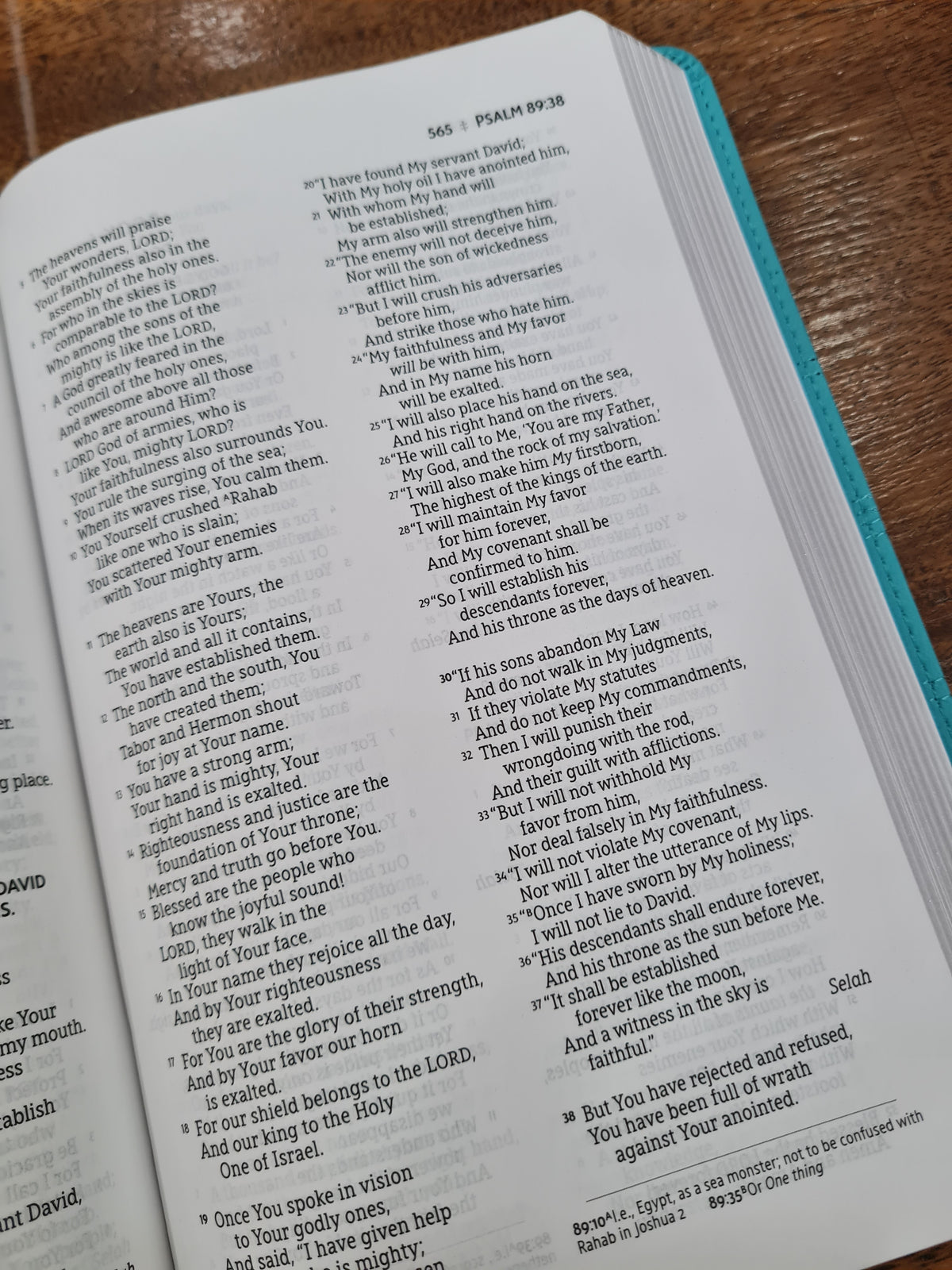 NASB 2020 Thinline Bible Teal