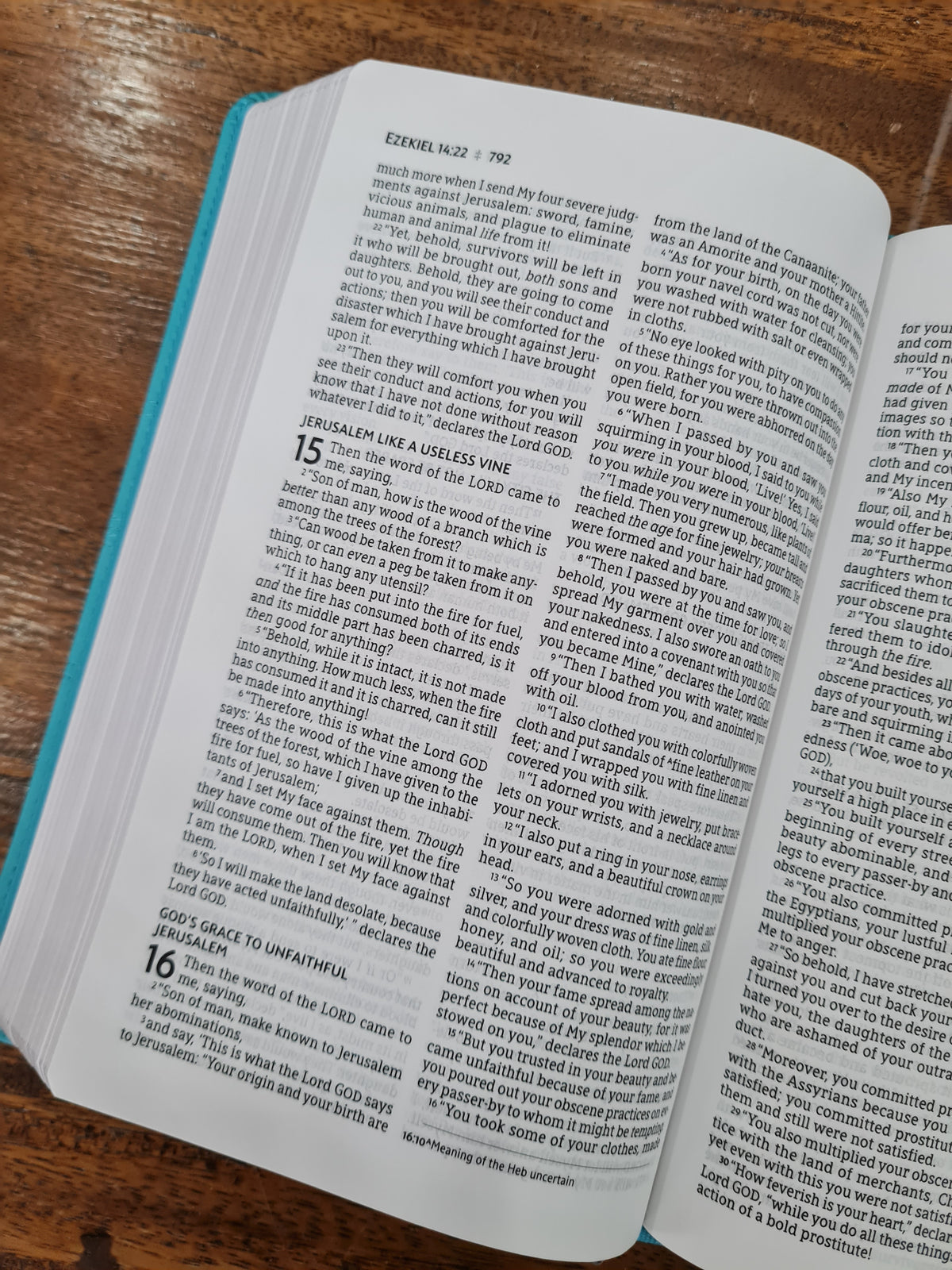 NASB 2020 Thinline Bible Teal
