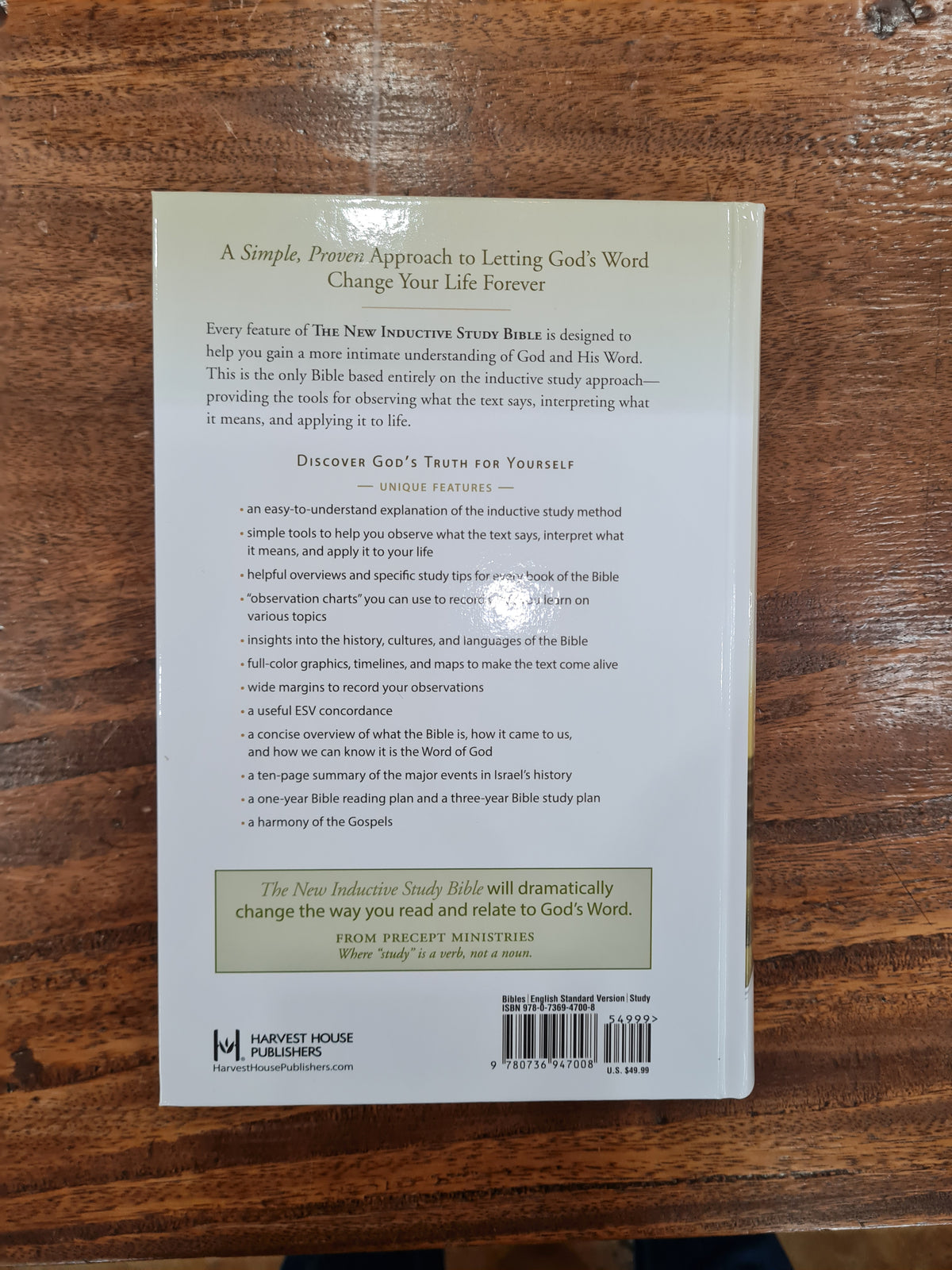 ESV New Inductive Study Bible (Hardcover)