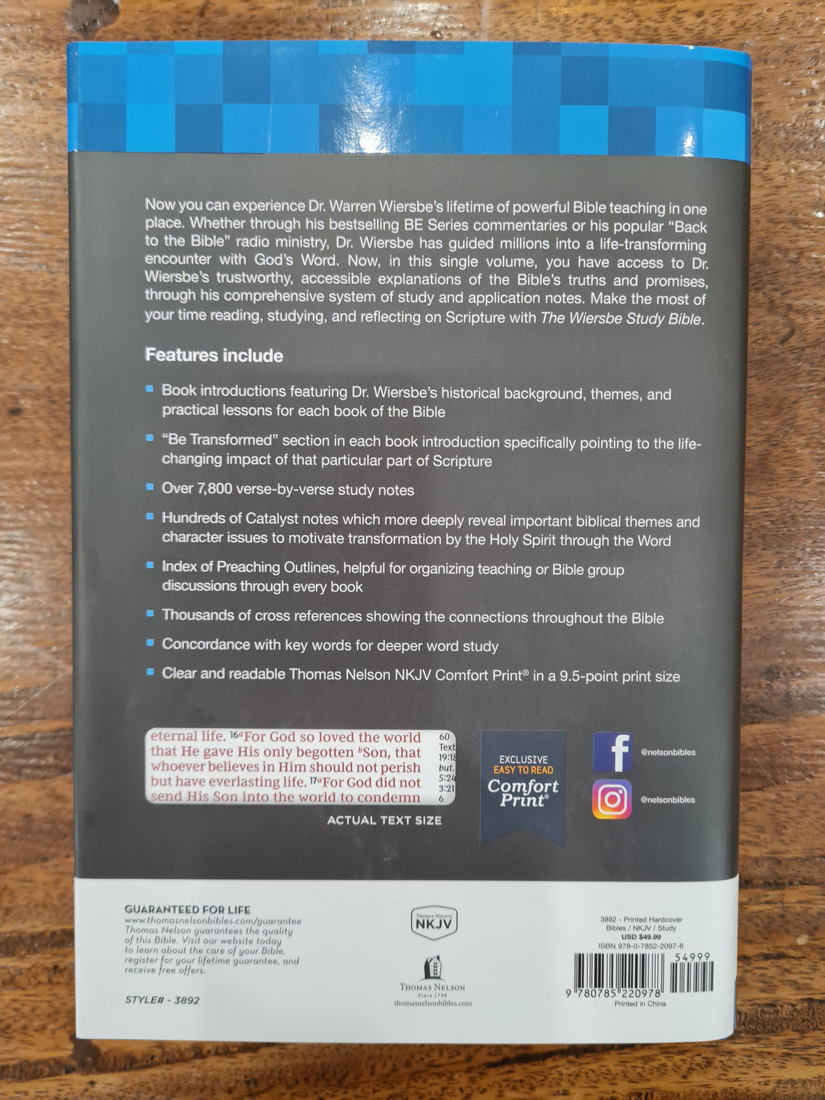 NKJV Wiersbe Study Bible (Hardcover)