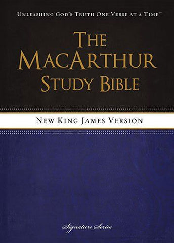 NKJV MacArthur Study Bible (Large Print, Hardcover)