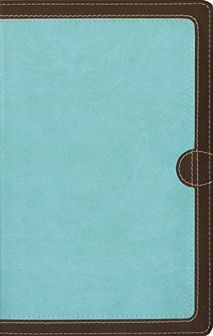 NIV Thinline Bible Comfort Print (Leathersoft, Teal/Brown)