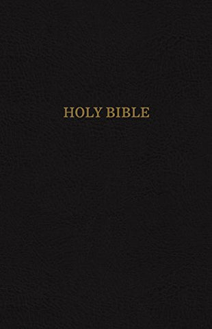 KJV Super Giant Print Reference Bible (Leather-Look, Black, Comfort Print)