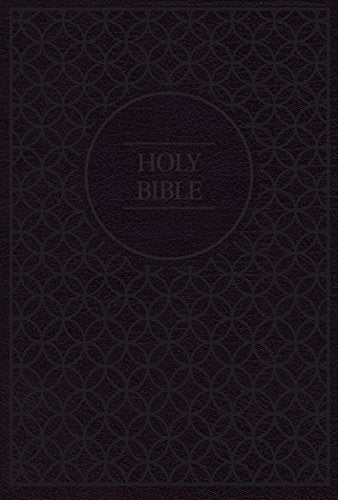 NIV Value Thinline Bible - Large Print (Leathersoft, Grey/Charcoal Black)