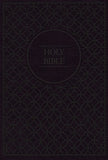 NIV Value Thinline Bible - Large Print (Leathersoft, Grey/Charcoal Black)
