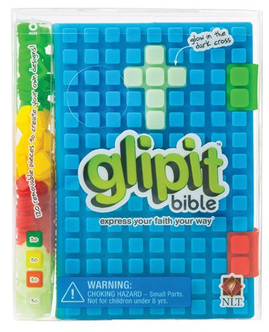 NLT Glipit Bible (Silicone, Blue)