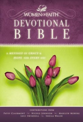 NKJV Women of Faith Devotional Bible: A Message of Grace & Hope for Every Day - Hardcover
