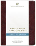 ESV Single Column Journaling Bible Brown