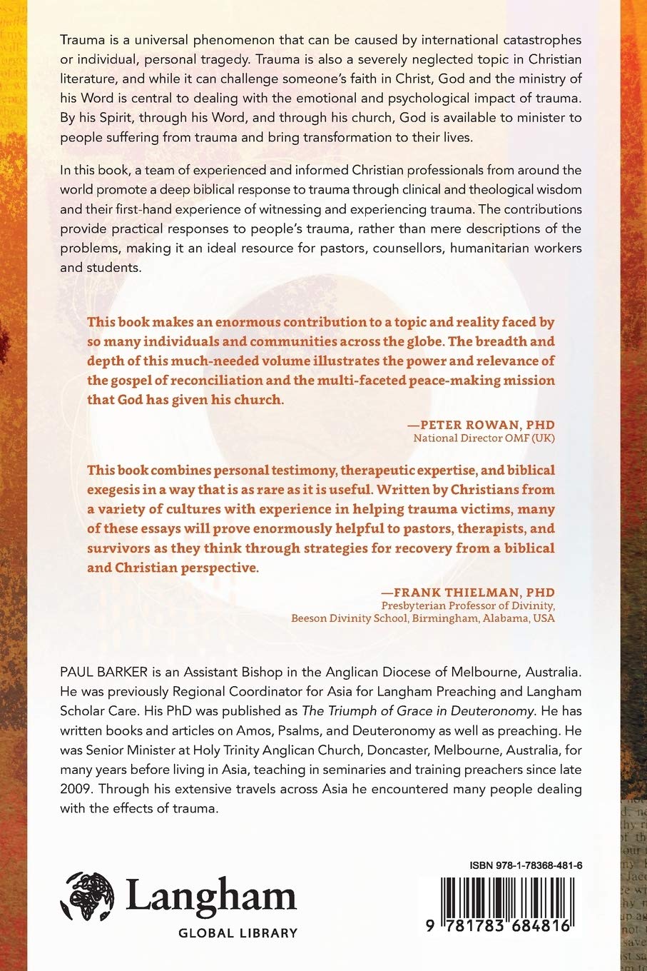 Tackling Trauma: Global, Biblical, and Pastoral Perspectives