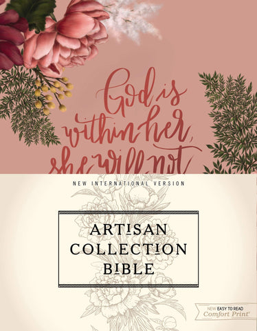 NIV Artisan Collection Bible (Hardcover, Cloth-over-Board, Pink Floral)
