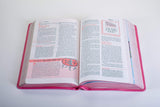 NLT Girls Life Application Study Bible (Imitation Leather, Teal/Yellow)