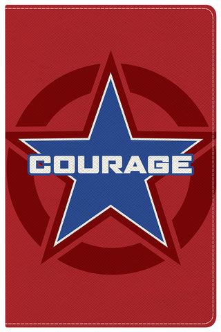 NKJV Study Bible for Kids - Courage (LeatherTouch)