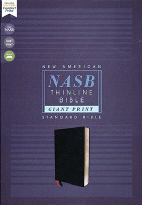 NASB Giant Print Thinline Bible Black