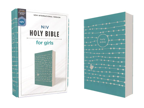 NIV, HOLY BIBLE FOR GIRLS, SOFT TOUCH EDITION, LEATHERSOFT, TEAL, COMFORT PRINT