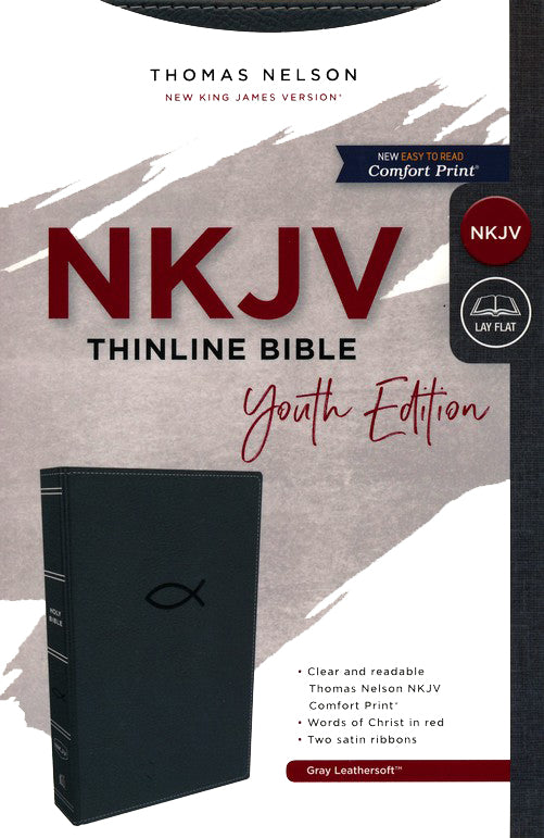 NKJV Thinline Bible Youth Edition Gray