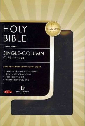 NKJV Single-Column Bible (Classic Series) (SALE ITEM)