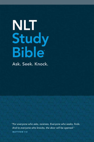 NLT Study Bible Red Letter, Cloth Blue (Hardcover)