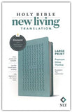 NLT Large-Print Premium Value Thinline Bible, Filament Enabled Edition--soft leather-look, teal