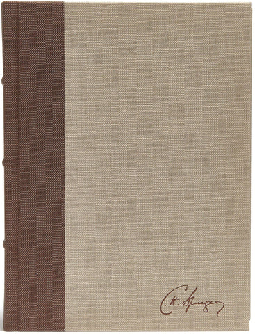 CSB Spurgeon Study Bible (Cloth Over Board, Brown/Tan)