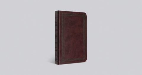 ESV Value Compact Bible (TruTone, Mahogany, Border Design)