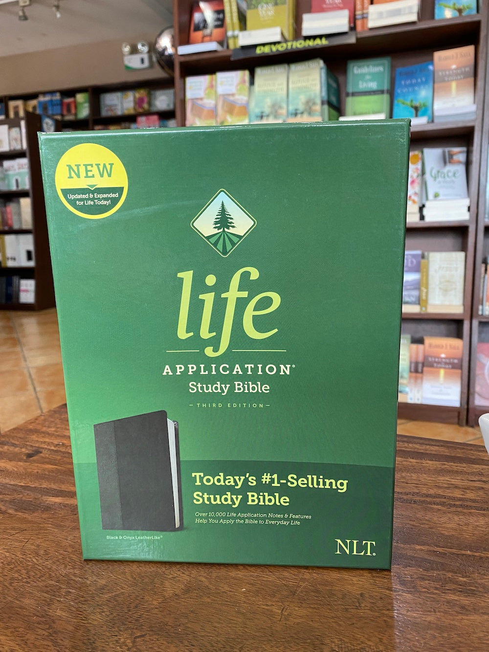 NLT Life Application Study Bible, Third Edition Black/Onyx
