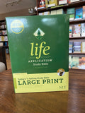 NLT Life Application Study Bible, Third Edition, Large Print (Hardcover, Red Letter, Indexed)