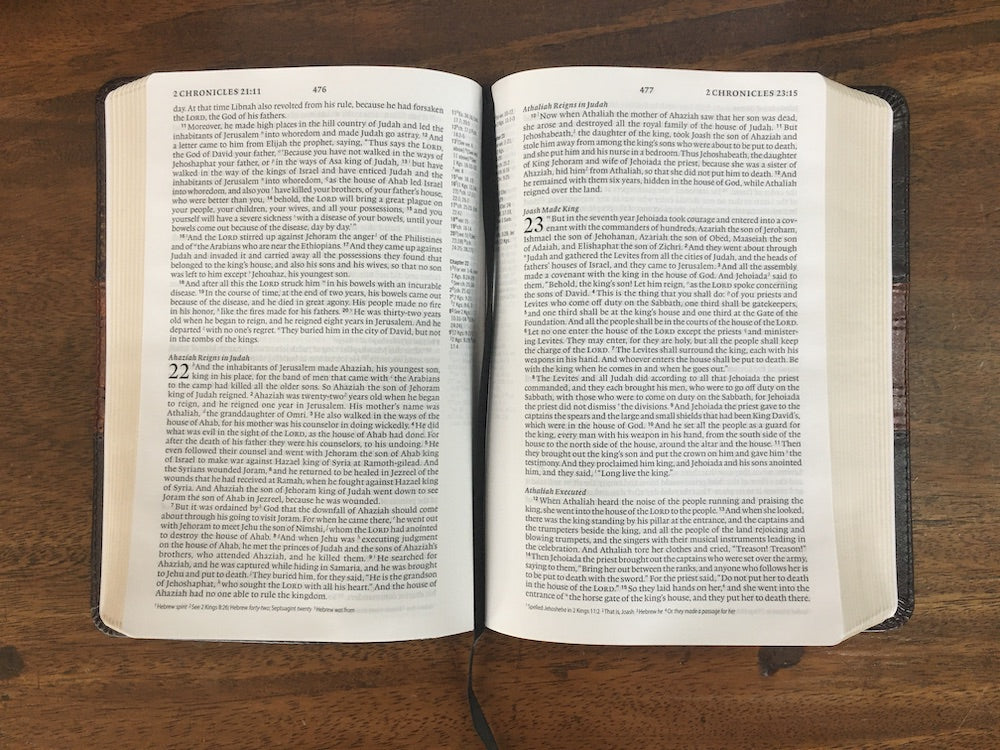 ESV Personal Reference Bible, TruTone, Deep Brown/Tan