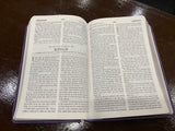 KJV Large Print Personal Size Reference Bible Purple Leathertouch Red Letter