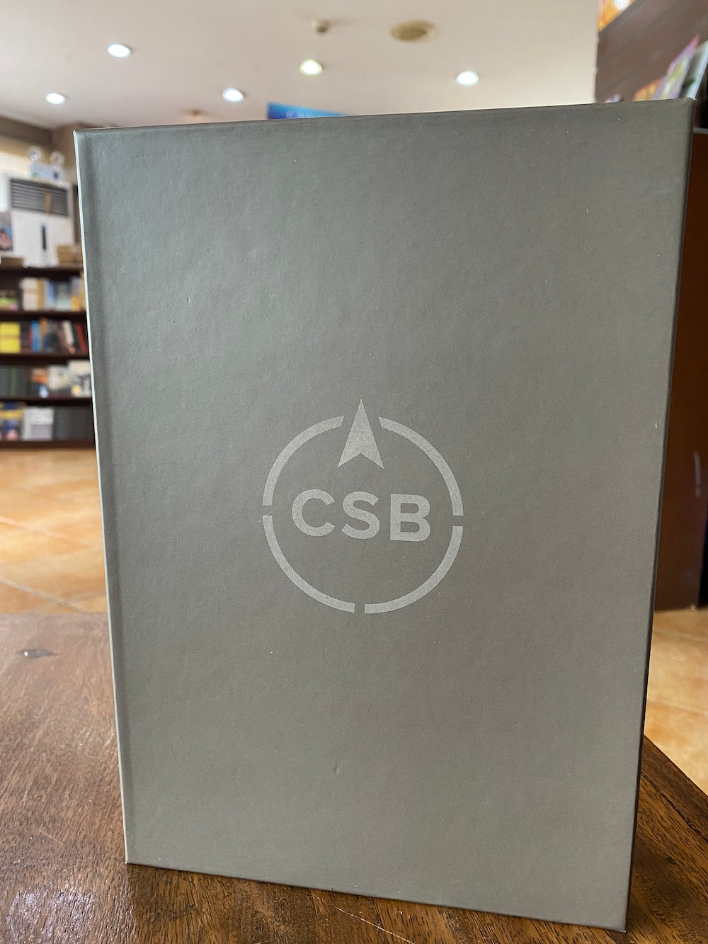CSB Large Print Ultrathin Reference Bible Black (Sale Item)
