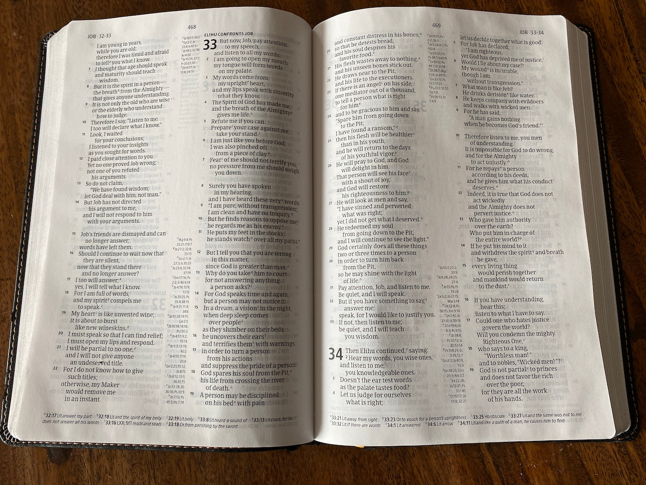 CSB Large Print Ultrathin Reference Bible Black (Sale Item)