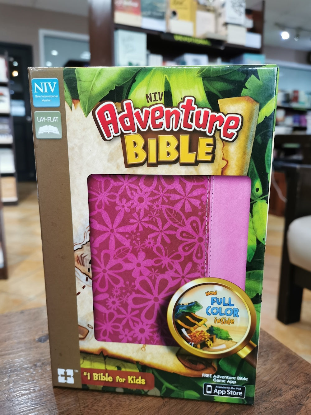 NIV Adventure Bible (Leathersoft, Pink)