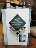 NLT Illustrated Study Bible Deluxe Linen Edition (Hardcover, Gray)