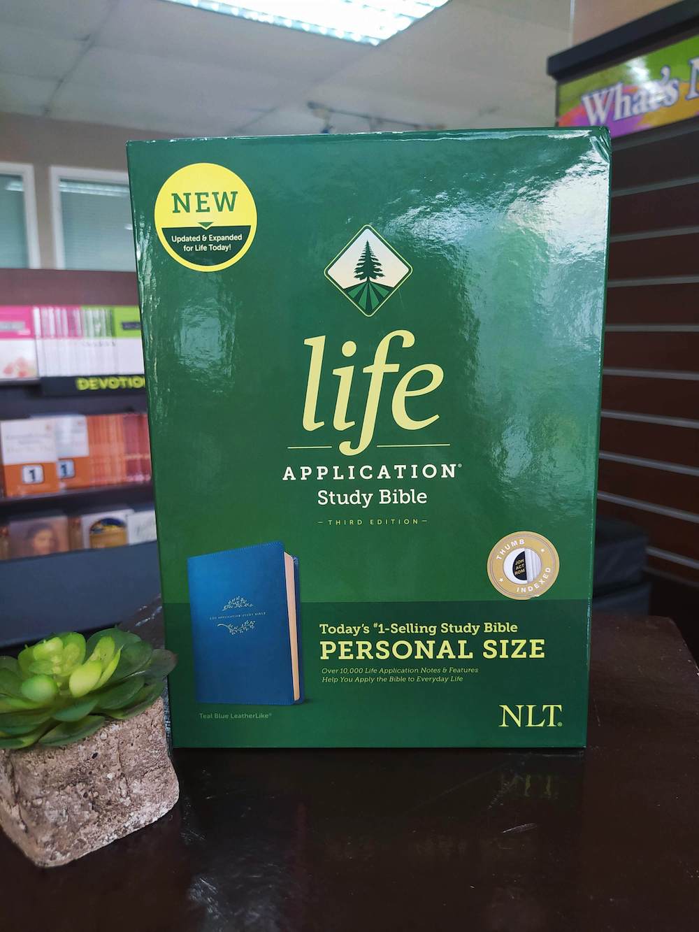 NLT Life Application Personal-Size Study Bible, Third Edition Teal Indexed
