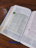 NLT Life Application Personal-Size Study Bible, Third Edition Teal Indexed