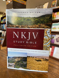 NKJV Comfort Print Full Color Study Bible, Hardcover